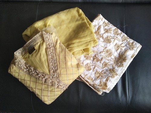 Embroidered net stitched - embroidered,