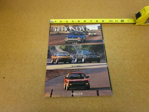 1984 honda full line - line, accord