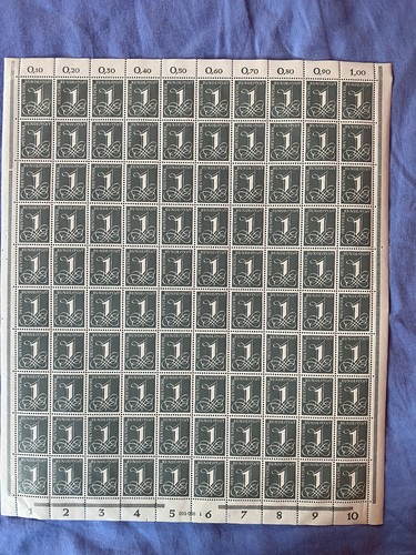 German bundespost pfennig - german,