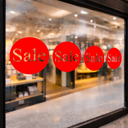 Sale shop window - sale,