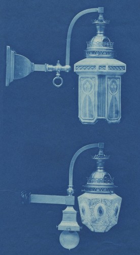 Gaslights from sales catalog - gaslights,