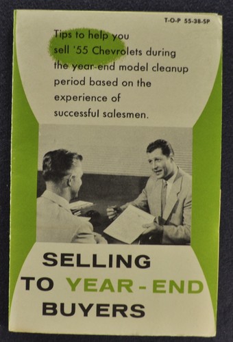 1955 chevrolet sales training - 1955,