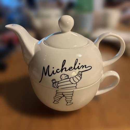 Michelin bibendum teapot - michelin,