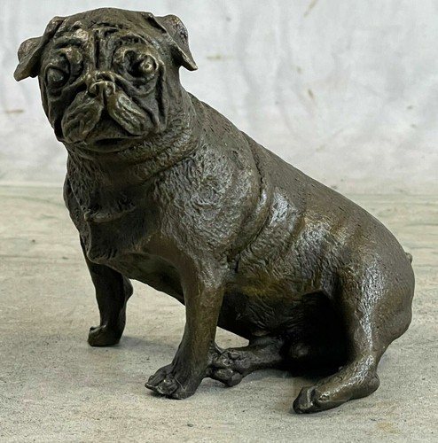 Art deco french bulldog - deco, bronze