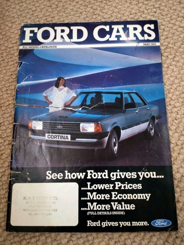 Ford cars range sales brochure - sales,