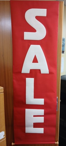 Hanging sale banners - hanging,