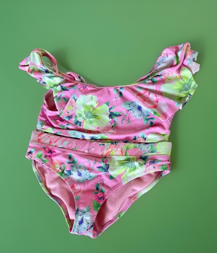 Girls pink swimsuit years old - girls,