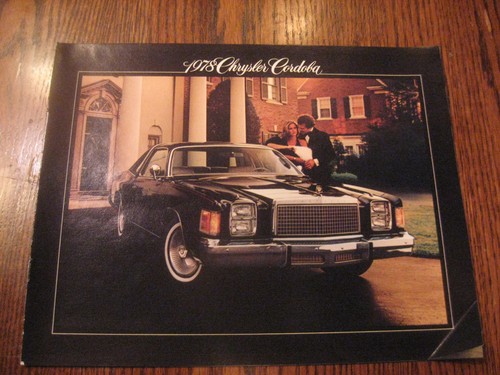 1978 chrysler cordoba dealer - 1978,