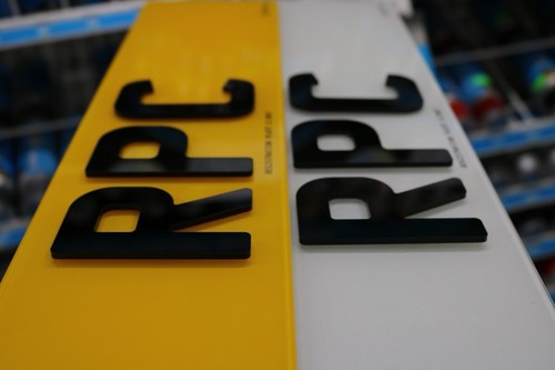 4mm number plates - 4mm, mot,