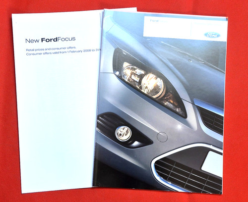 2008 ford focus sales - sales, brochure