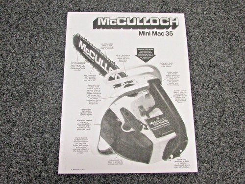 1975 mcculloch mini - 1975, mac