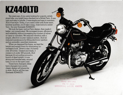 Oem kawasaki kz440ltd - kawasaki,
