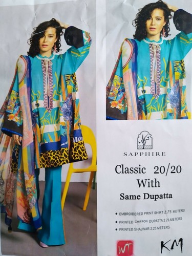 Unstitched salwar kameez - unstitched,