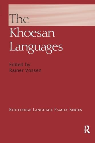 The khoesan languages - the, by