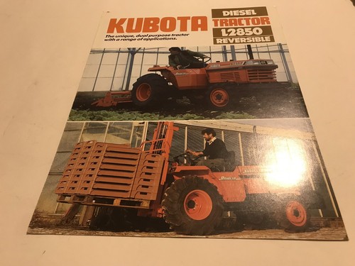 Kubota diesel tractor l2850 - kubota,