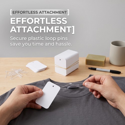 1000 pcs white price - tags, with