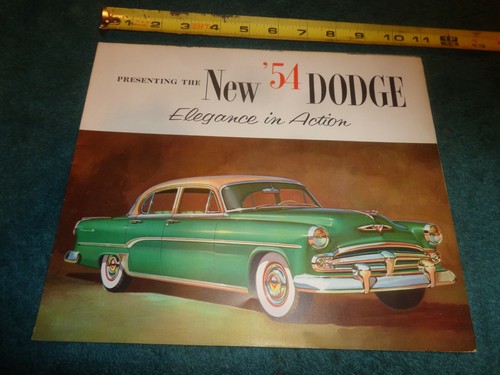1954 dodge car - 1954, brochure