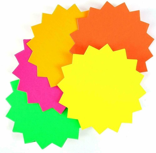 Pack 400 fluorescent stars - 400,